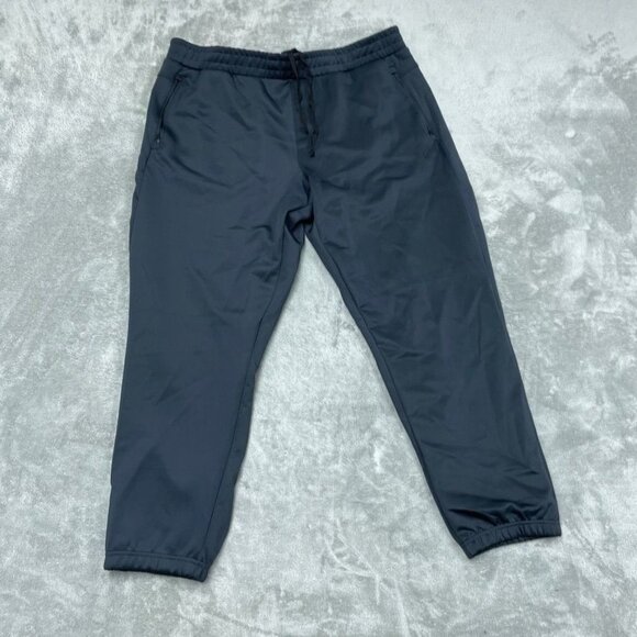 Spyder Active Mens Drawstring Pants With Zip Pockets Navy Blue Medium a0740 - Picture 1 of 9